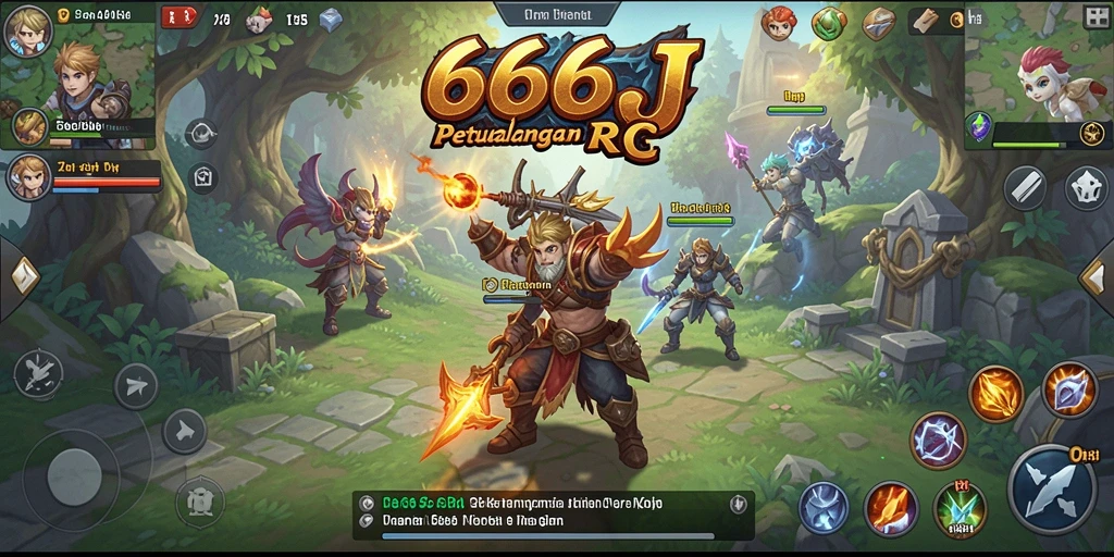 Tangkapan layar utama dari gameplay RPG yang menarik.