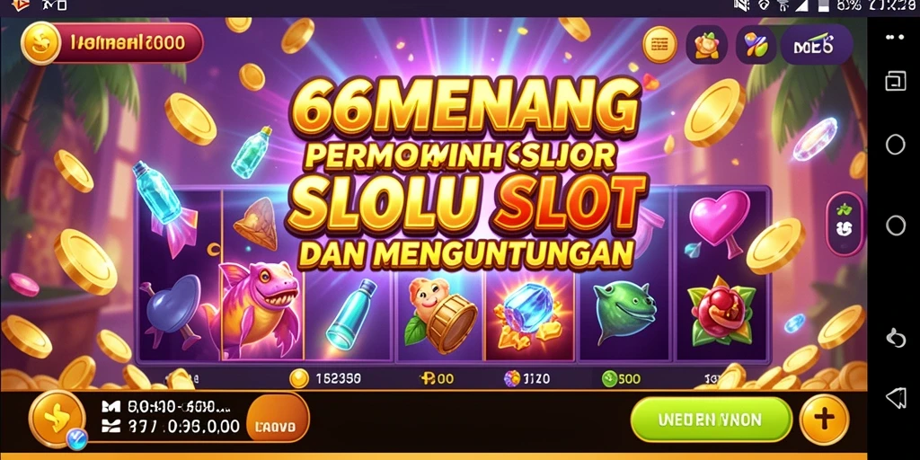 Tampilan gameplay 66MENANG yang menarik dan seru.