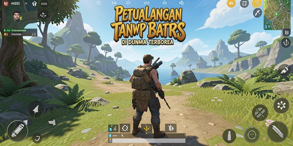 Screenshot gameplay ASG55 di dunia terbuka yang menakjubkan.