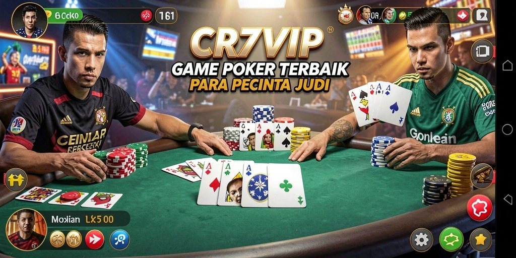 Gameplay mendebarkan di CR7VIP dengan pemain dari seluruh dunia.