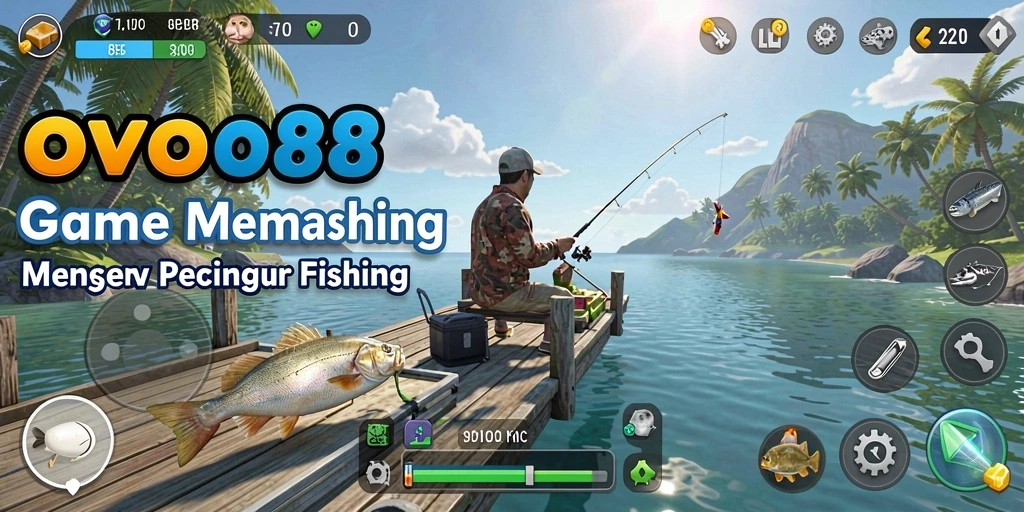 Tangkapan ikan seru dalam OVO88 dengan grafis menakjubkan.