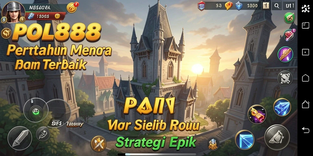 Screenshot gameplay POL88 menampilkan aksi pertahanan menara yang mendebarkan.