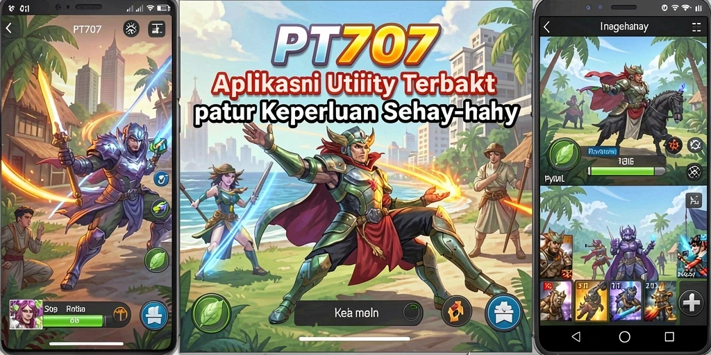 Tampilan antarmuka intuitif aplikasi PT707 untuk mengelola tugas.