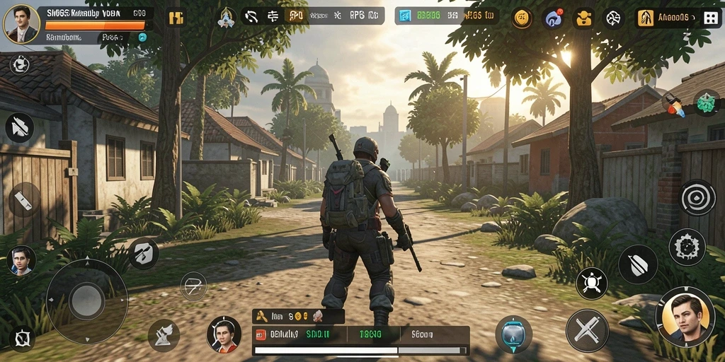 Tampilan gameplay RP66 yang menampilkan simulasi kehidupan menarik.