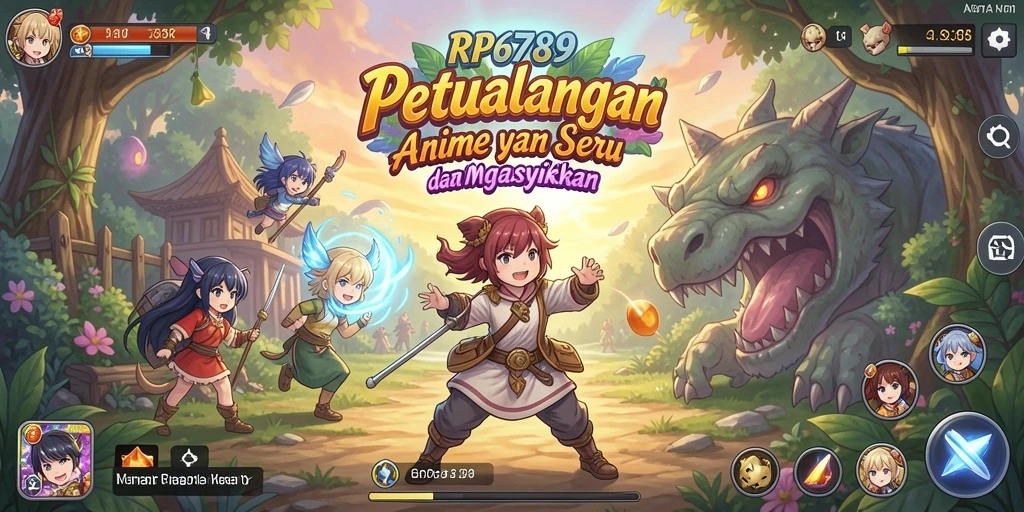 Screenshot gameplay RP6789 menampilkan karakter dalam aksi seru melawan musuh.