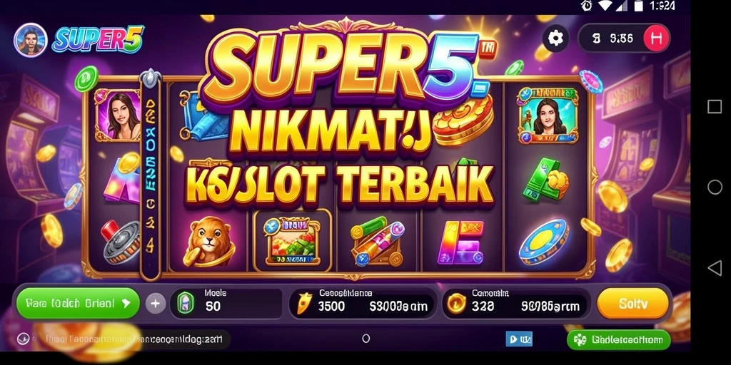 Tampilan menarik dari gameplay Slot SUPER5 yang menghibur.