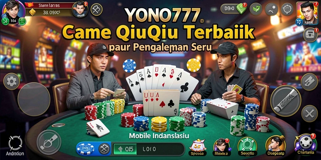 Screenshot YONO777 menampilkan aksi seru permainan QiuQiu.
